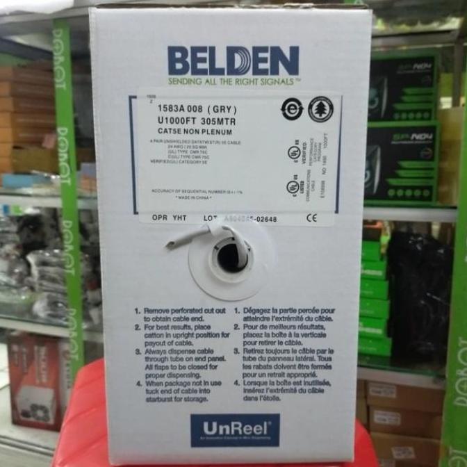 ravelahilss - kabel lan utp belden cat 5 cable belden cat 5e