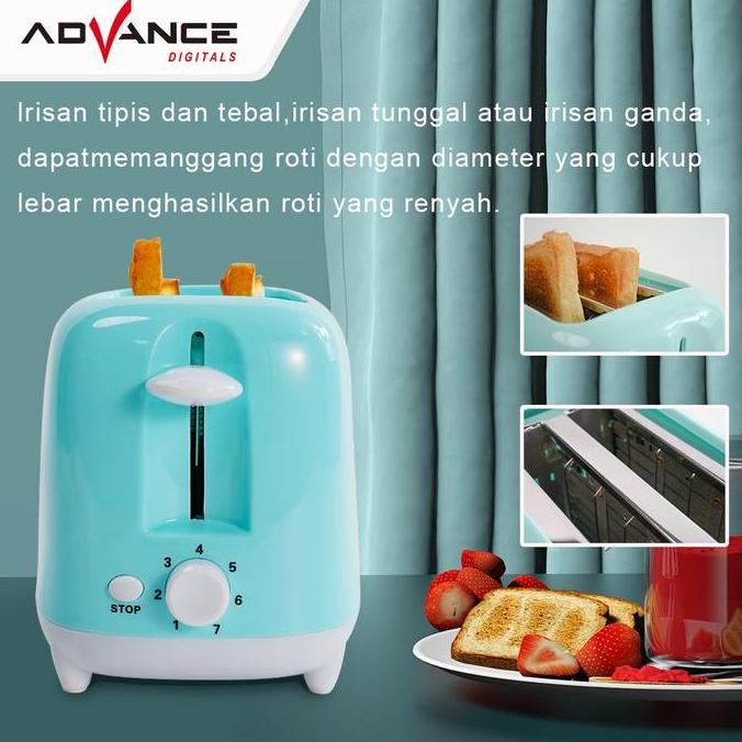 Advance T8866 Toaster Roti / Pemanggang Roti Bakar Low Watt HI