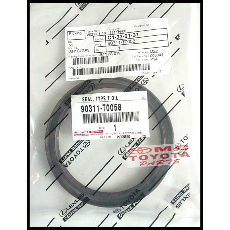 HOT DEAL SEAL KRUK KREK AS BELAKANG INNOVA FORTUNER HILUX HIACE 90311-T0058 