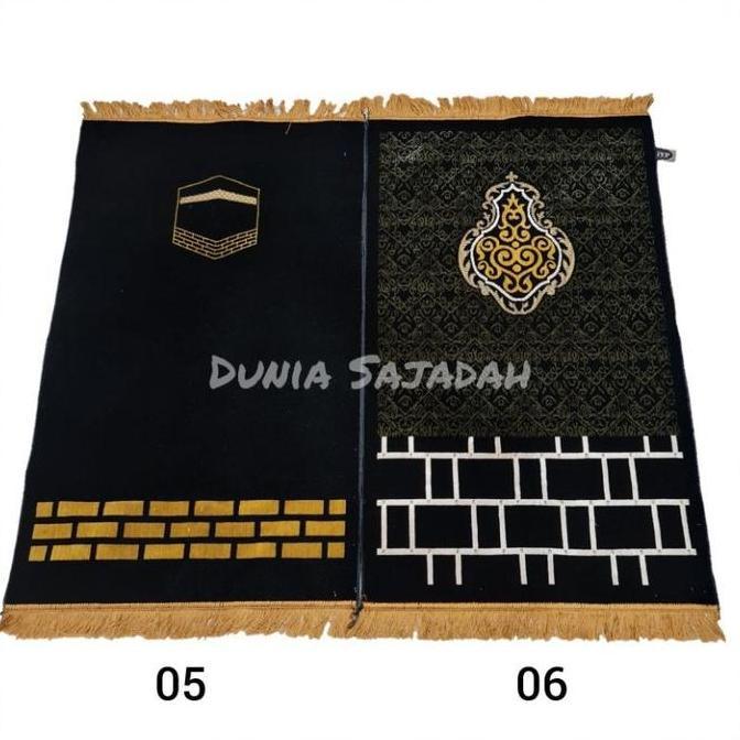 Sajadah Premium Turkey Turki Kiswa / Pintu Kabah / Hajar Aswad / Kabah