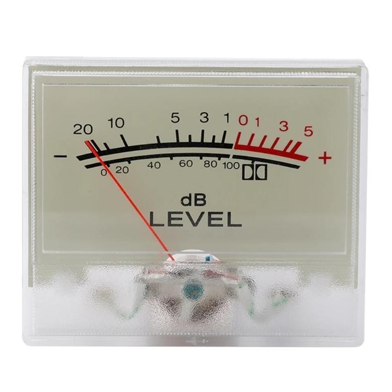 Upgraded Level Meter with Clear Scale DB Level Header VU Meter Audio Level Meter Power Amplifier Met