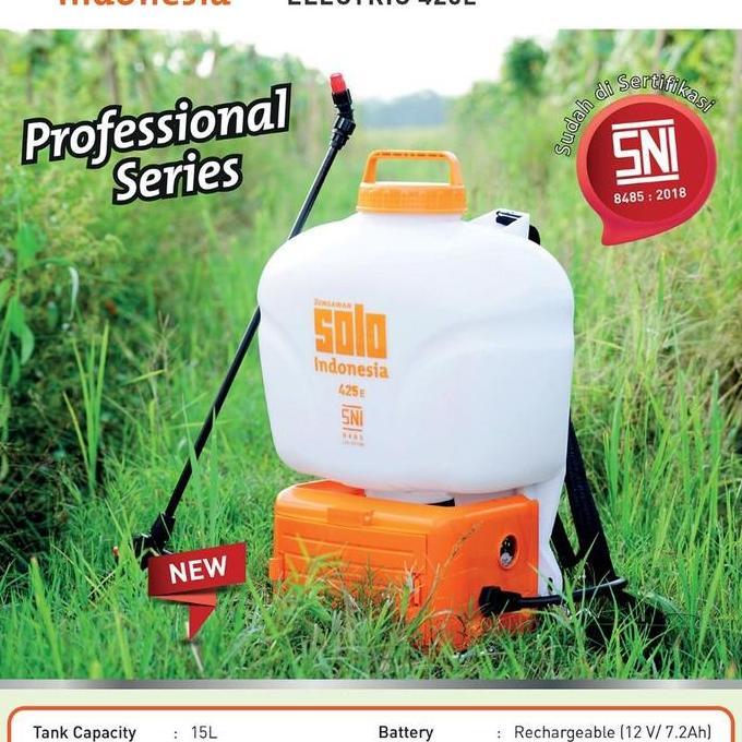 TERBARU - Sprayer Solo 425E Sprayer elektrik Aki Mesin Semprot rumput