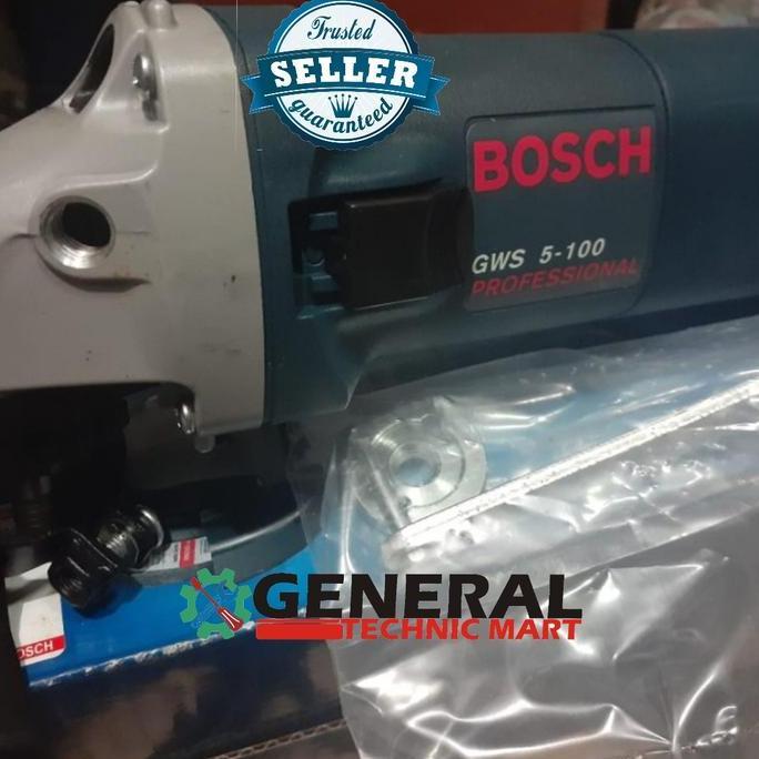 Spesial Bosch Gws 5-100 Angle Grinder Gws5-100 Gerinda Tangan 4" Heavy Duty