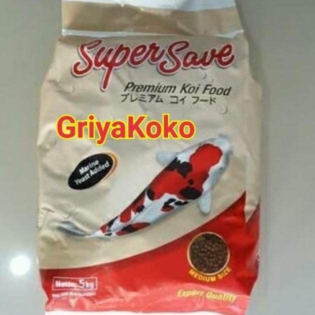 GriyaKoko Super Save 5kg pakan koi/pakan koi super save 5kg