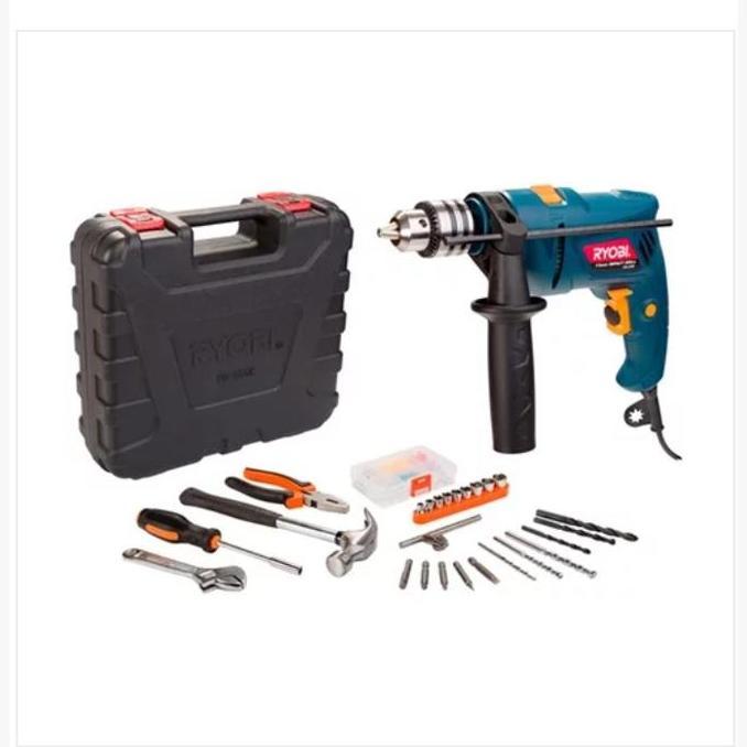 Miliki Mesin Bor Impact Drill Set Pd-550K Ryobi