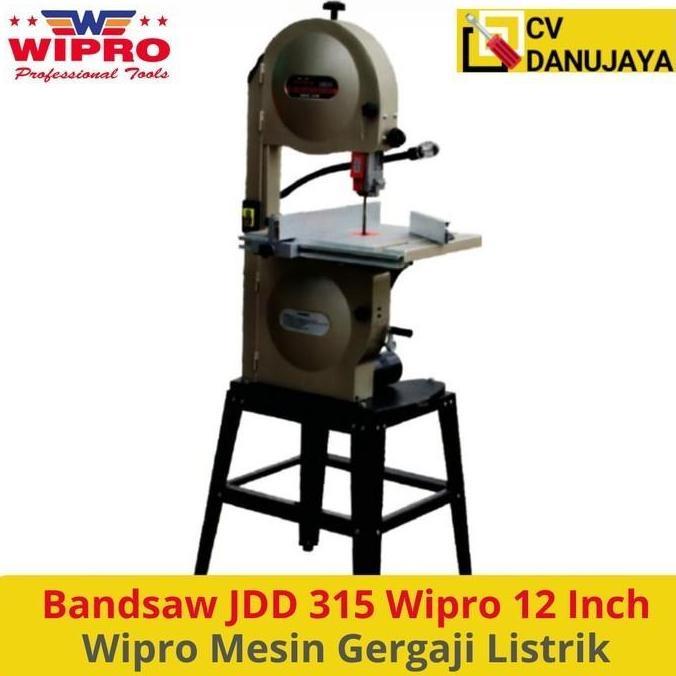 BEBAS ONGKIR - Band Saw Bandsaw 12" Inch Mesin Alat Gergaji Listrik JDD 315 WIPRO