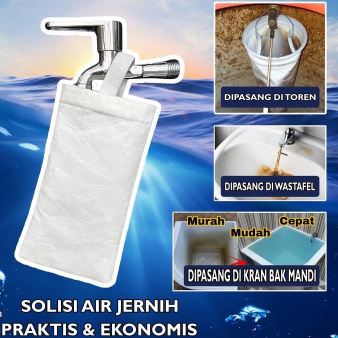 Ready Filter Kran Air Kamar Mandi Bak Toren Set Saringan Penjernih Air Keruh Kotor Berbau Berkarat