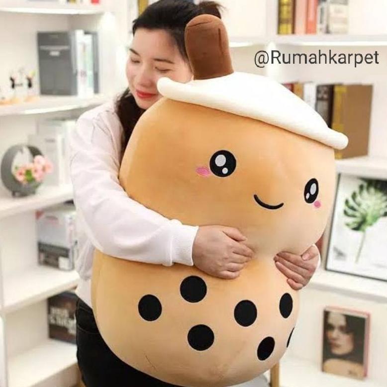 Termurah Boneka Boba Jumbo 60Cm/Boba Milk Tea Isi Padat