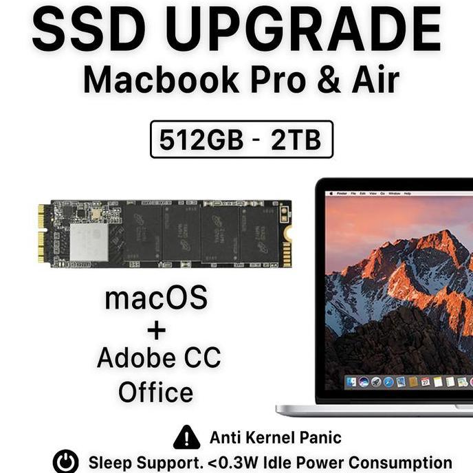 NEW SSD 512GB/1TB MacBook Air 2013-2017/MacBook Pro Retina 2012-2015