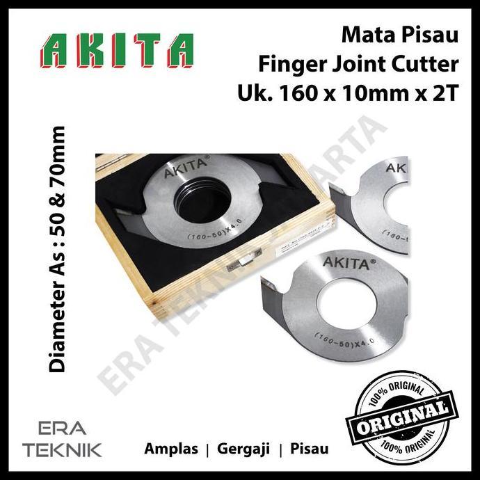 Spesial 4 Pcs Mata Pisau Finger Joint Cutter Akita 160 X 10 Mm