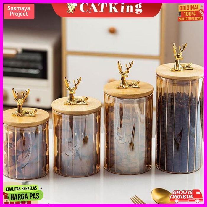 Exclusive Toples Makanan Serbaguna Toples Gold Toples Aesthetic Toples Kue Toples Kaca Lebaran Tople