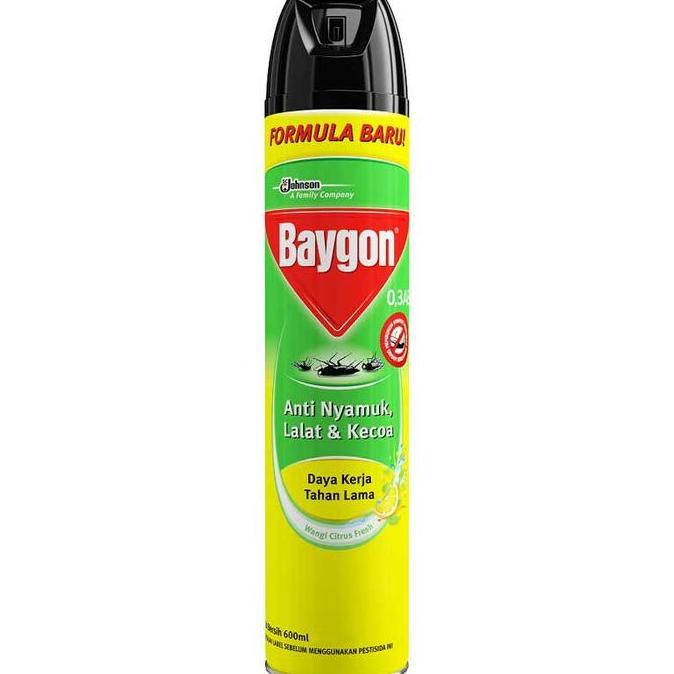 Baygon Fresh Scent Aerosol 600 Ml