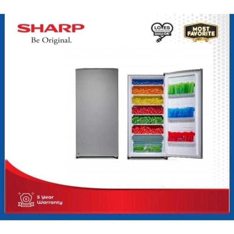 Ready SHARP KULKAS FREEZER 6 RAK/ 8 RAK PROMO