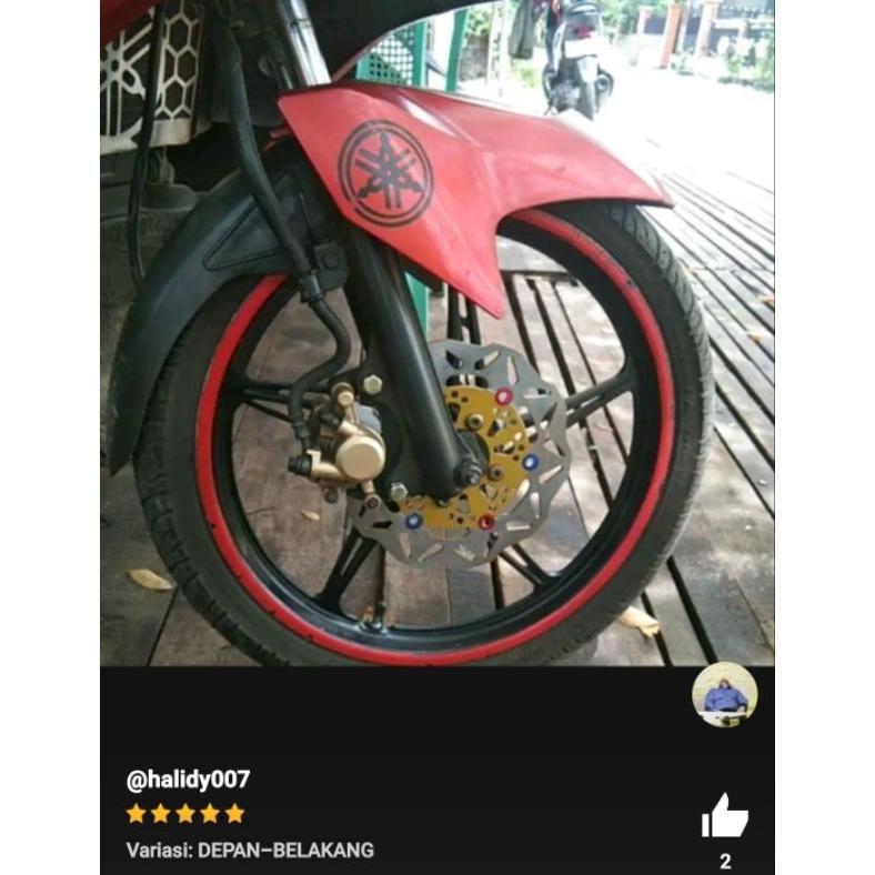 PIRINGAN CAKRAM DISC DEPAN PLUS BELAKANG MOTOR JUPITER MX -CAKRAM SET FUL SET JUPITER MX 135 1SET SE