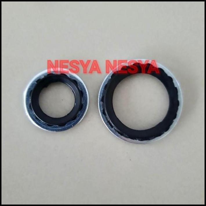 BEST DEAL 2 PCS BUAH BIJI SEAL SIL O-RING O RING ORING WASHER BESI PADA KONEKSI SELANG PIPA COMPRESS