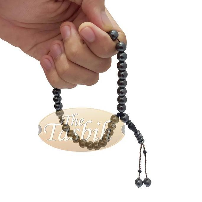 Murah Tasbih 33 Batu Hematite Kesehatan Tasbeh Hematite 8mm - TheTasbih Non COD