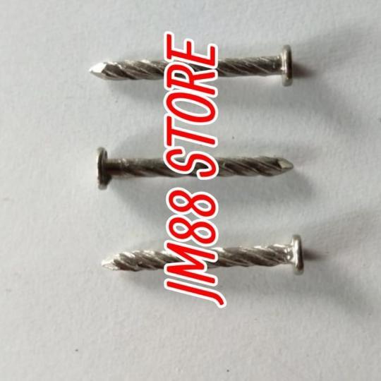 Paku Fiber Kapal Stainless Ss / Paku Ulir Stainless Paku Ulir Kayu Tembok Stainless 2 Inch