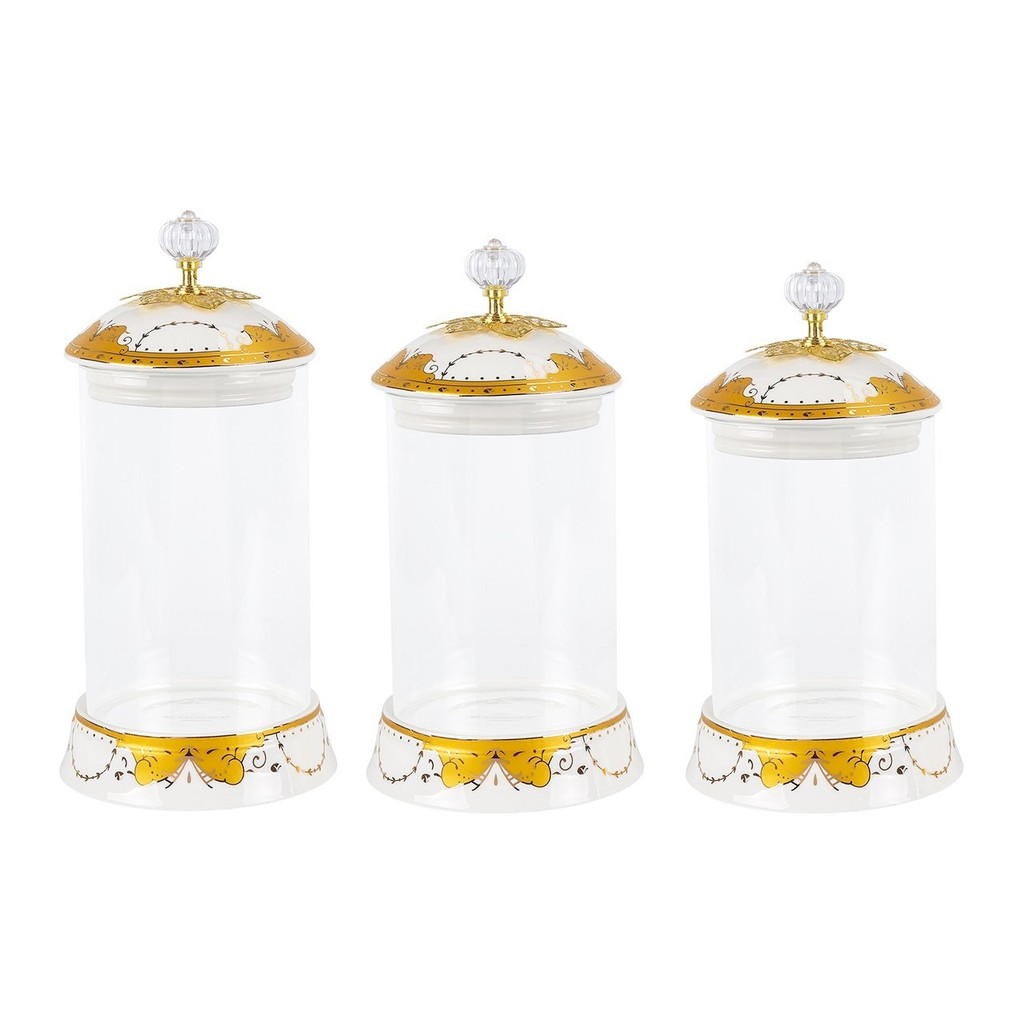 Glass Candy Jar Vicenza G301 / Toples Vicenza Ga301 / Wadah Saji