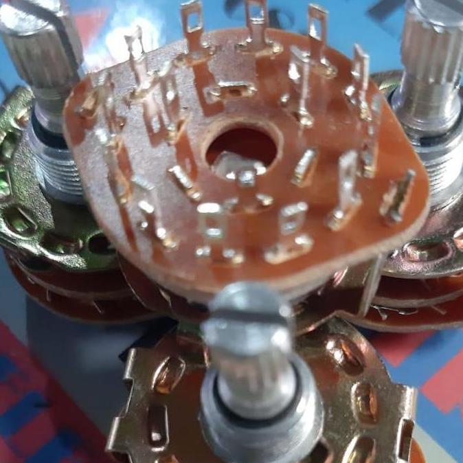 Grosir Rotary Switch 3X4 (4 Posisi 3 Pole) Saklar Selector Putar