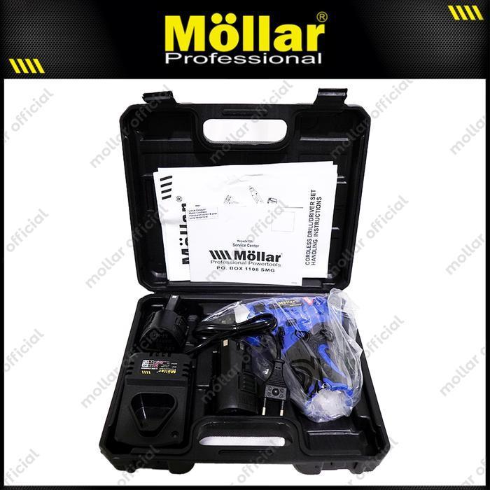 MOLLAR CIDR12150N Mesin Bor Obeng Charger 12V Cordless Impact Driver