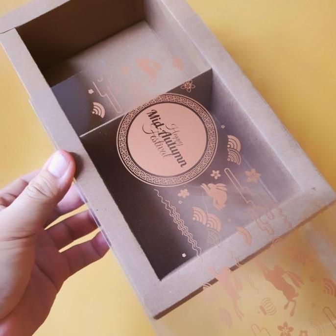 Box Mooncake 150gr Isi 2 Dus Moon Cake Kotak Kue Bulan Mid Autumn