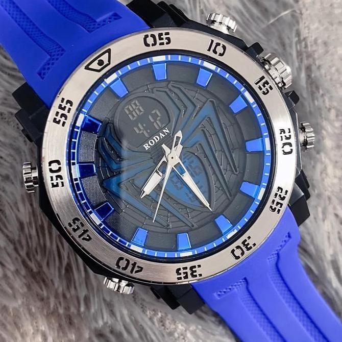 RODAN 8004 JAM TANGAN SPORT WATER RESISTANT 3 ATM FREE BOX