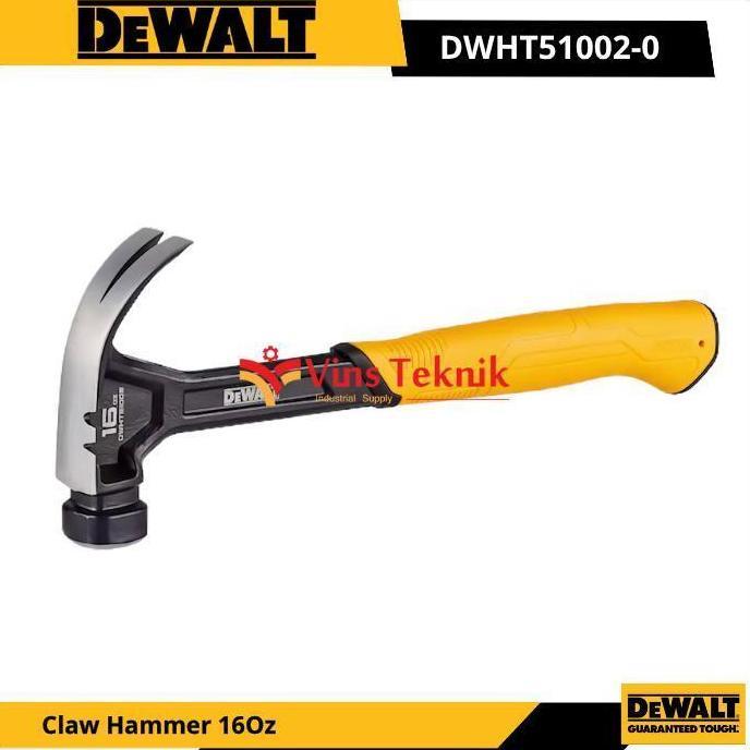 DEWALT DWHT51002-0 Palu Kambing Claw Hammer 16 Oz
