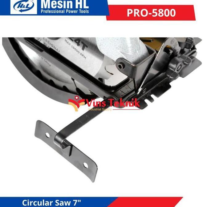 H&L HL PRO 5800 Mesin Gergaji Kayu Circular Saw 7" PRO5800