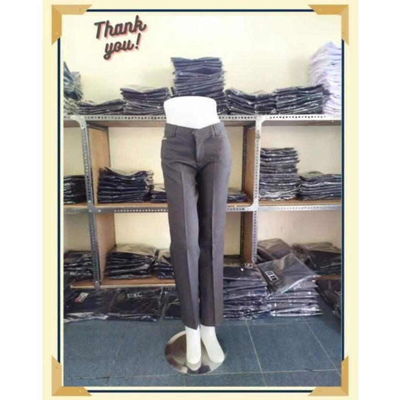 Murah Celana Kain Keper Wanita Kerja Formal Kantor