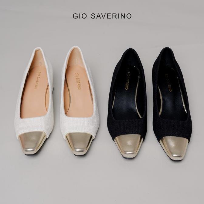 YUK CHECKOUT  Gio Saverino Sepatu Korea Wanita Sepatu Heels Mewah Shoes Pantofel Fuji YUK CHECKOUT 