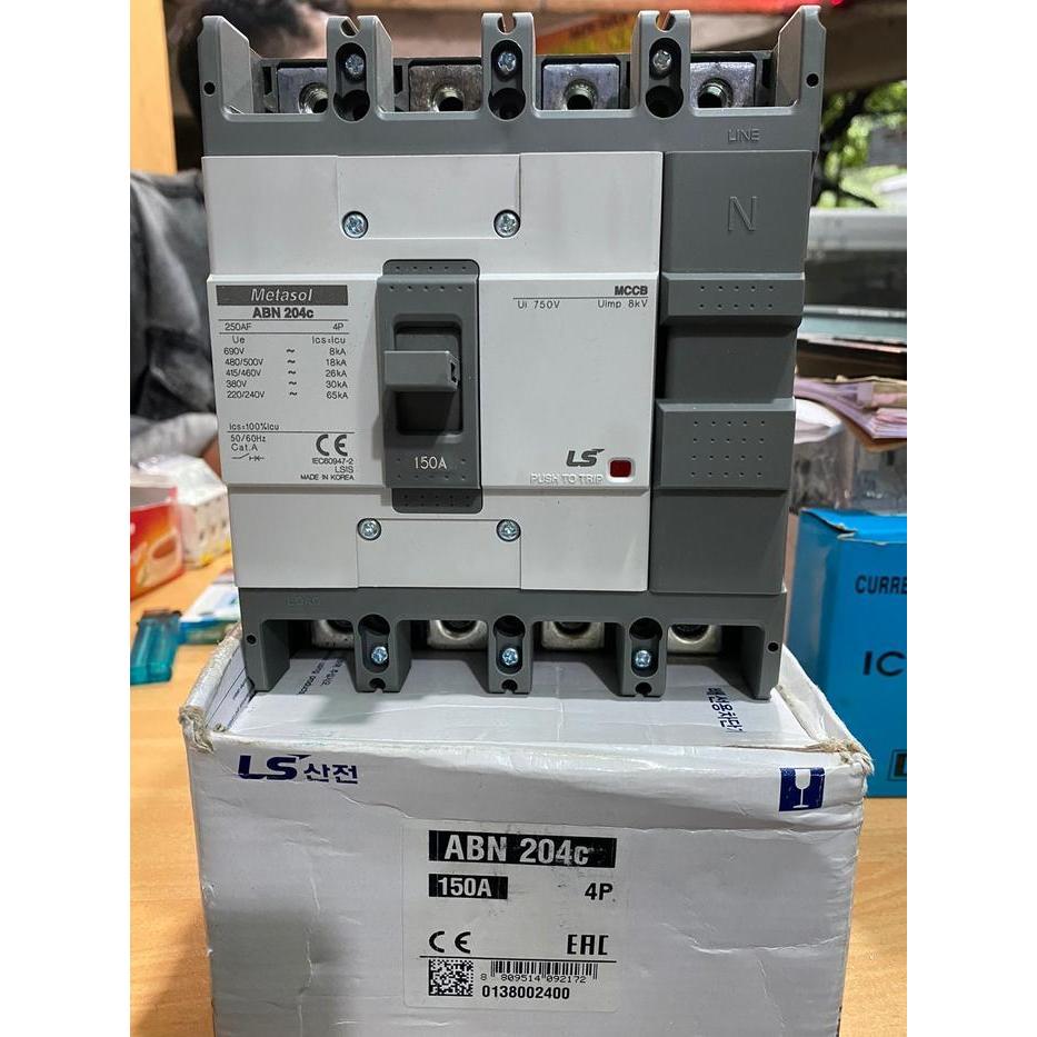 MCCB LS ABN 204C 150 Ampere 4P 150A /4P