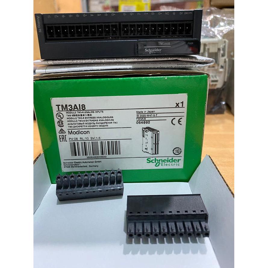 PLC MODICON SCHNEIDER TM3AI8 MODULE TM3-8 ANALOG INPUTS