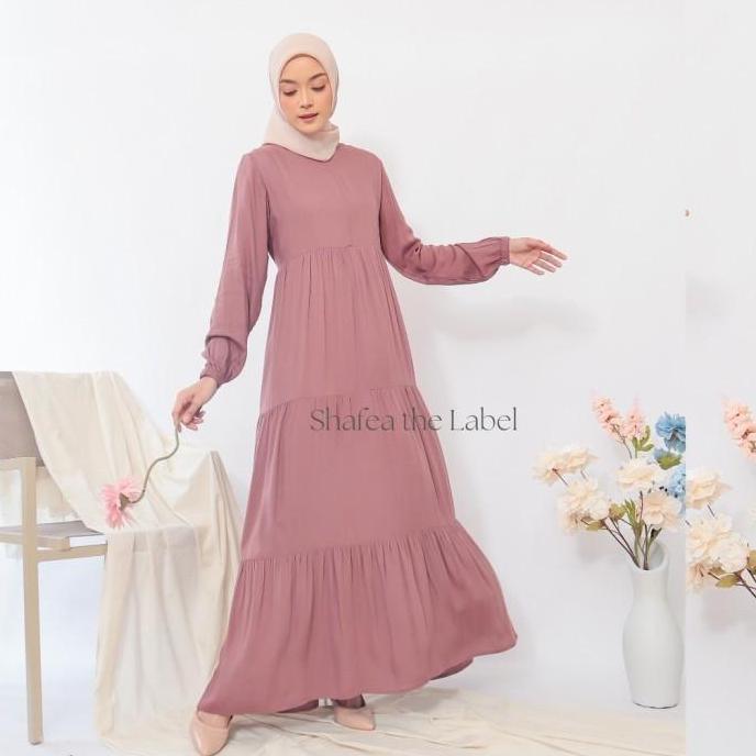 Gamis Rayon Twill Premium - Homey Dress Polos Katun Twill Best Quality