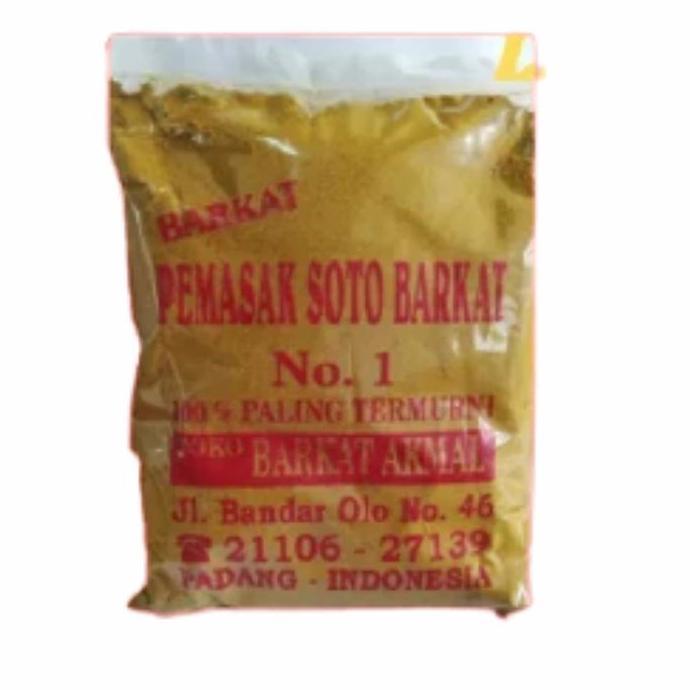 Bumbu Pemasak Soto No 1 Barkat Asli Padang 1 Kg