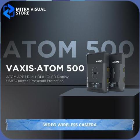 Vaxis Atom 500 Transmitter Receiver HD 1080P  Metal Housing & WiFi 5Ghz dengan jangkauan 160meter