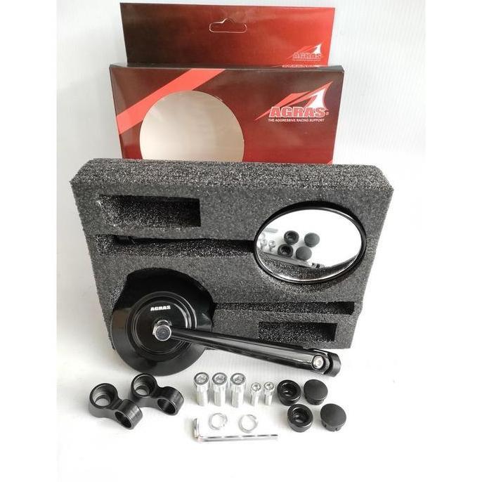 Promo BULAT CNC - Spion Bulat Retro Classic Klasik Jokowi Model Rizoma Spion Custom Bulat Cnc Nmax A