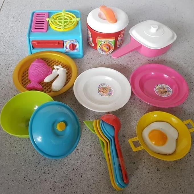 Mainan Alat Masak - Set Mainan Masak Masakan - Set Mainan Alat Dapur Garansi