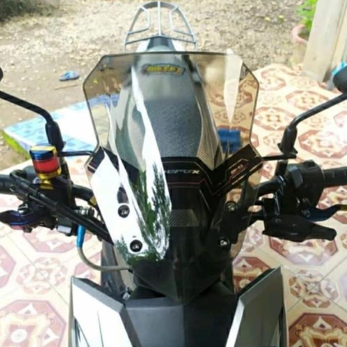 Visor Windshield Beat Street Fi 2016 2017 2018 2019 2020 2021 Tinggi W Hemat