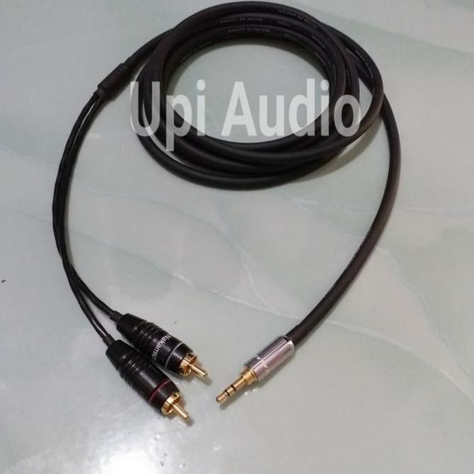 Kabel Canare Ori Jack Aux To Rca Nakamichi Hp Ke Ampli/Mixer 6M Best Quality