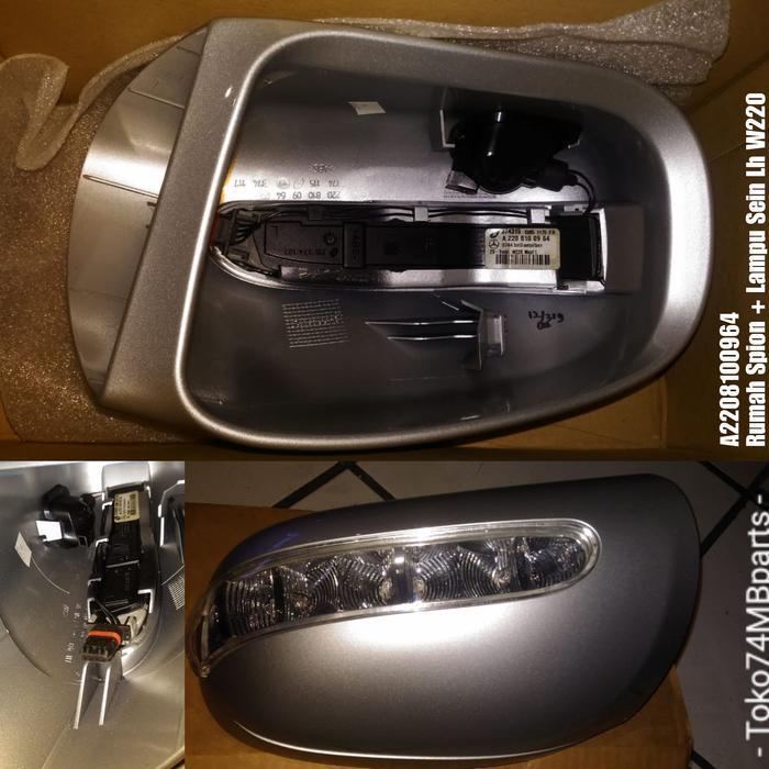 A2208100964 Batok Spion +Lampu Sein Spion Mercedes W220 Lh Original Dan Terpercaya