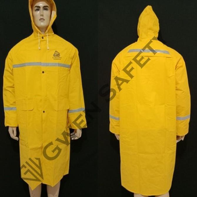 jas hujan mantel gosave kuning