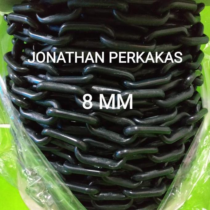 rantai plastik 8mm/roll rantai pvc 8mm/roll rantai talang pvc 8mm
