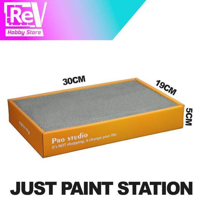 Upupup- Pro Studio Paint Station Tempat Paint Stand Paint Clip Grip