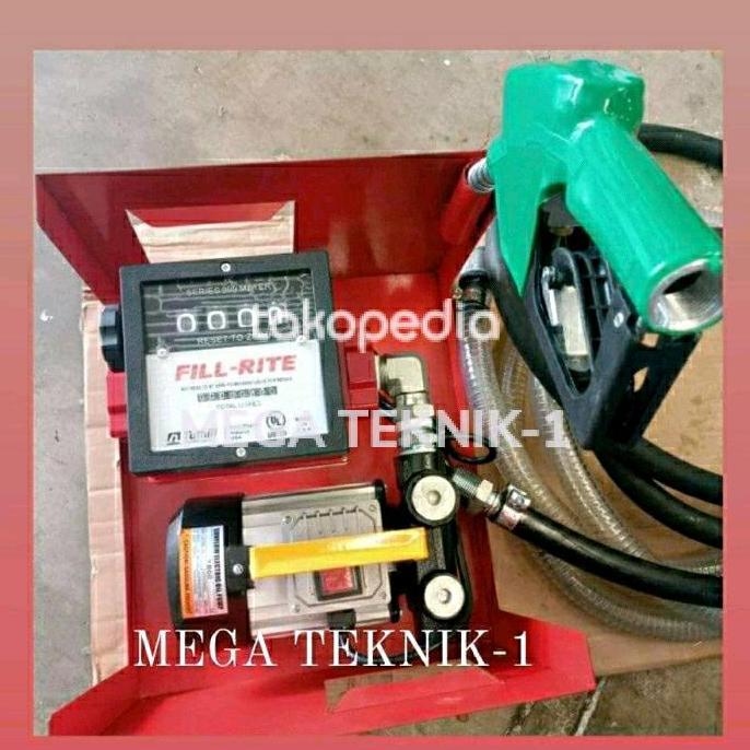 Promo Paket Flow Meter Fill Rite +Pompa Ac Yb60Lpm/Flow Meter Bbm Solar Set