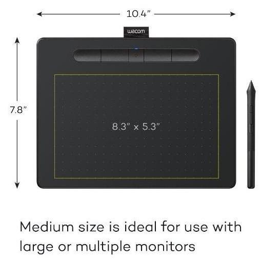 Gamex- Wacom Intuos Medium Wireless Ctl-6100Wl Bluetooth Ctl 6100