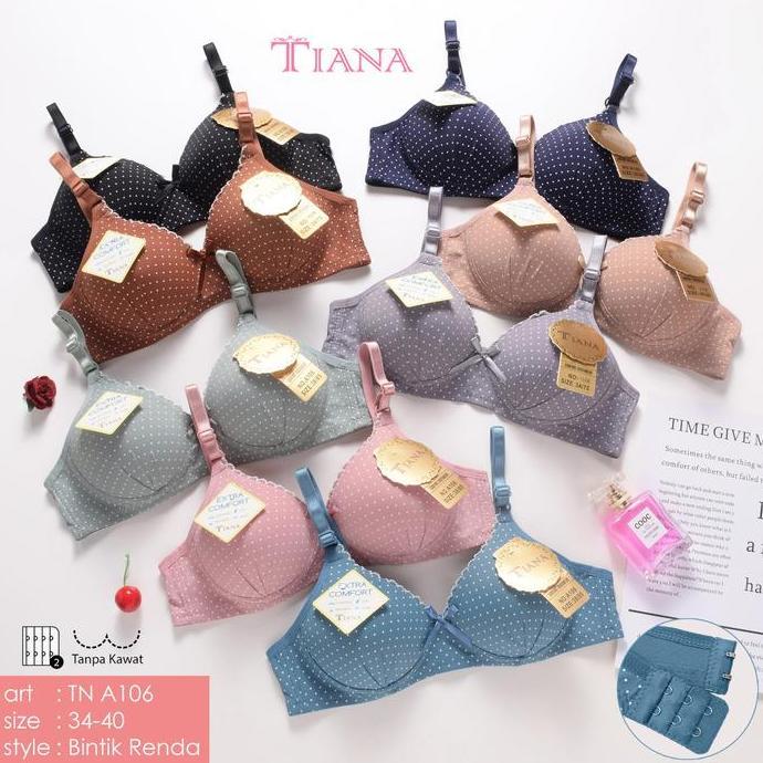 Wkwkwk- Bh Tiana Tampa Kawat A106 Cup Kecil