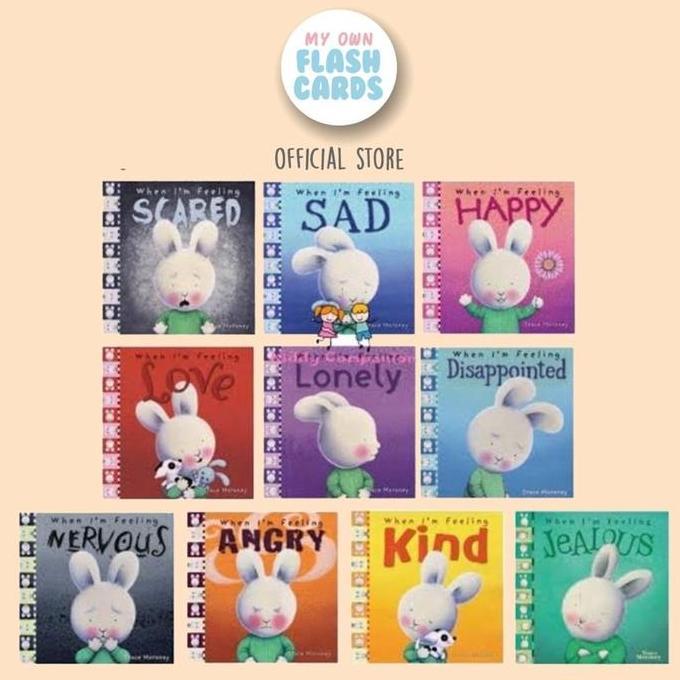 DJANTIIEE - WHEN IM FEELING BOOK - TED BOOK - BUKU EDUKASI EDUCATION ANGRY SAD EMOTION KIDS TODDLER