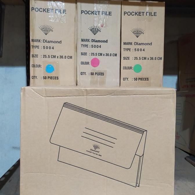 Wellply- Map Diamond 5004 Pocket File.