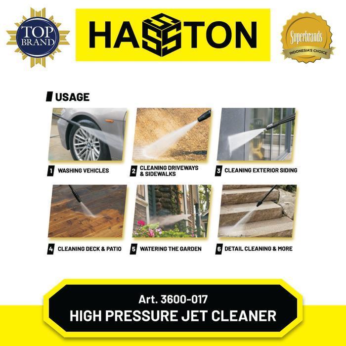 Hasston Jet Cleaner High Pressure / Mesin Cuci Mobil (3600)