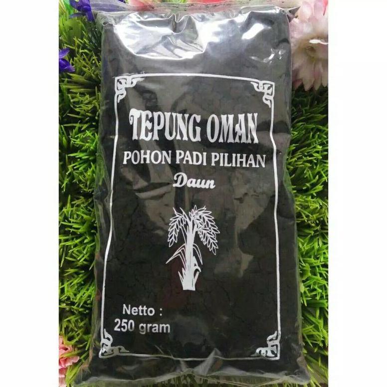 Tepung Oman/Abu Merang Sekam Pewarna Alami 250 Gram